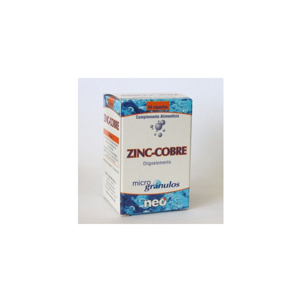 Comprar online ZINC COBRE MICROGRANULOS 50 CAP NEO - Coliseum