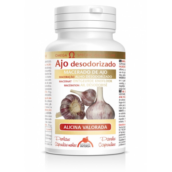 AJO DESODORIZADO 100 PERLAS.INTERSA