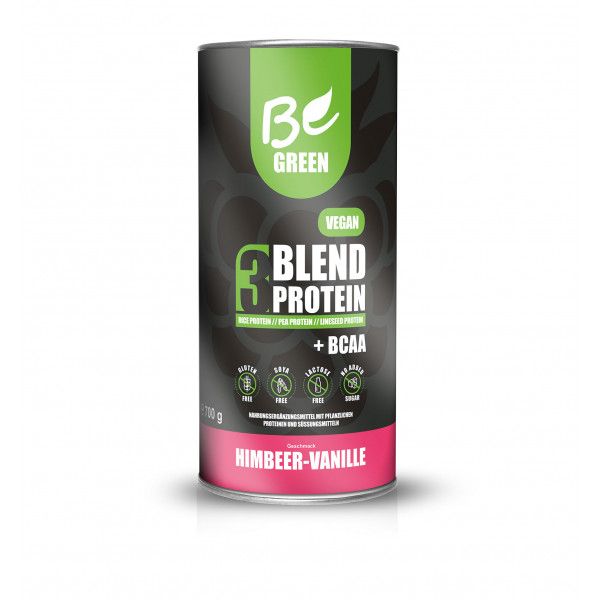 3 BLEND PROTEIN VAINILLA RASPBERRY 1 KG BE GREEN (BEGREEN)