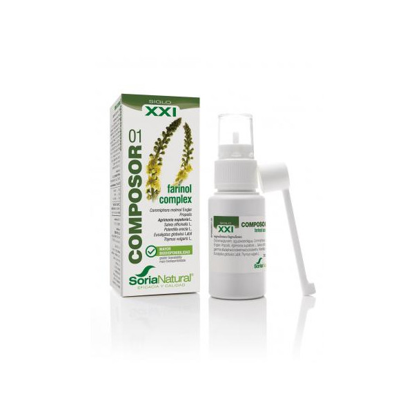 Comprar COMPOSOR 1 XXI THYMUS FARINOL COMPLEX 30 ML SORIA NATURAL