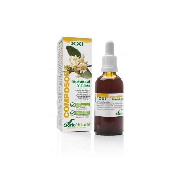 Comprar online COMPOSOR 3 XXI HEPAVESICALCOMPLEX 50 ML SORIA NATURAL