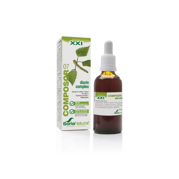 Comprar online COMPOSOR 7 XXI DIURIN COMPLEX 50 ML SORIA NATURAL