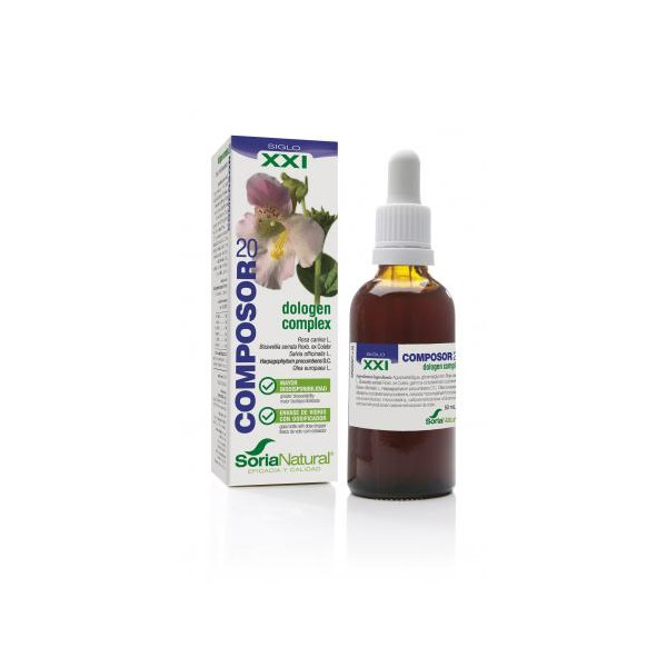 Comprar COMPOSOR 20 XXI DOLOGENCOMPLEX  50 ML SORIA NATURAL online