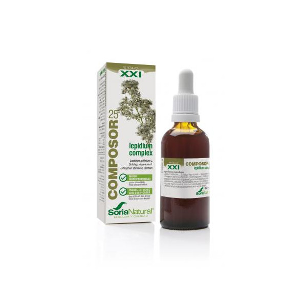 Comprar online COMPOSOR 25 XXI LEPIDIUMCOMPLEX 50 ML SORIA NATURAL