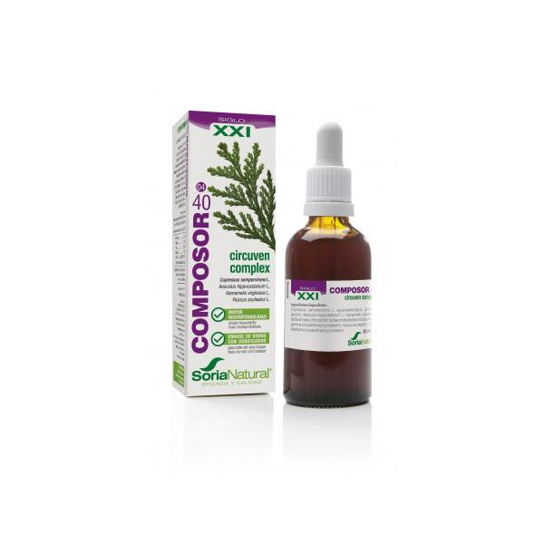 Comprar COMPOSOR 40 SIGLO XXI CIRCUVEN COMPLEX 50 ML SORIA NATURAL