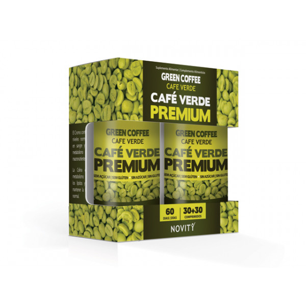 Comprar online CAFE VERDE PREMIUM PACK ECONOMICO 30+30 COMP DIETMED