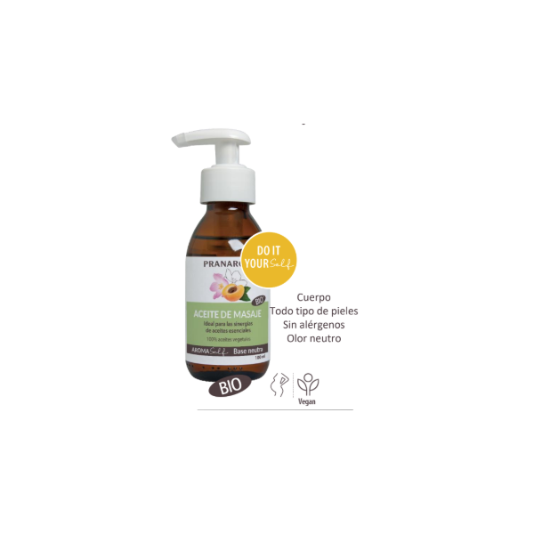 Comprar ACEITE MASAJE BASE NATURAL BIO 100CC AROMASELF PRANAROM online