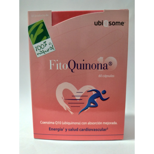 FITOQUINONA 10 (CO Q10 LIPOSOMADA) 60 CAPSULAS CIEN POR CIEN NATURAL