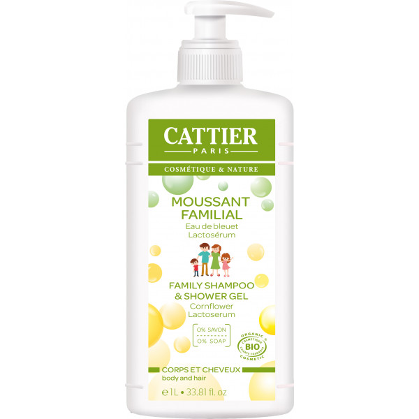 GEL BAÑO FAMILIAR (MOUSSANT FAMILIAL) 1 LITRO BIO CATTIER