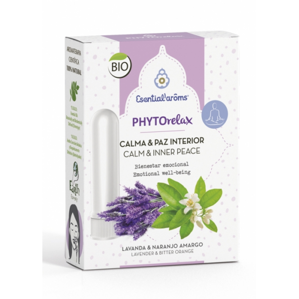 PHYTO RELAX 5 ML + 2 STICKS INHALADOR NASAL ESENTIAL AROMS INTERSA