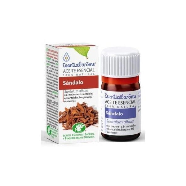 ACEITE ESENCIAL DE SANDALO 5 ML (SANTALUM ALBUM OP MADERA) ESENTIAL AROMS INTERSA