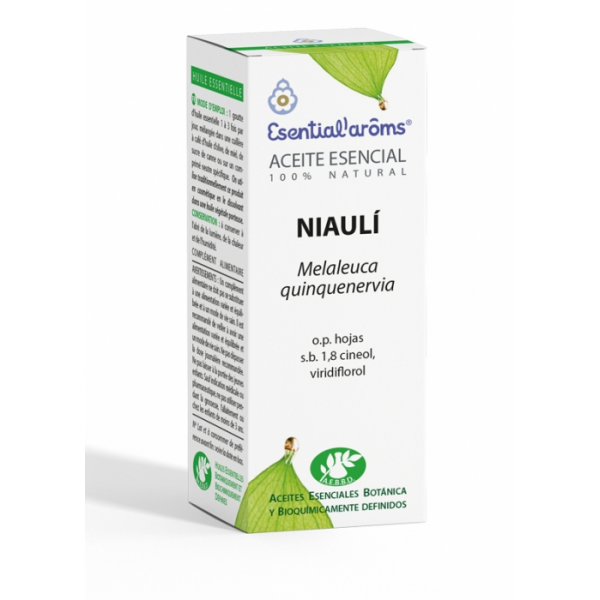 ACEITE ESENCIAL DE NIAOULI 10 ML (MELALEUCA QUINQUENERVIA HOJAS) ESENTIAL AROMS INTERSA