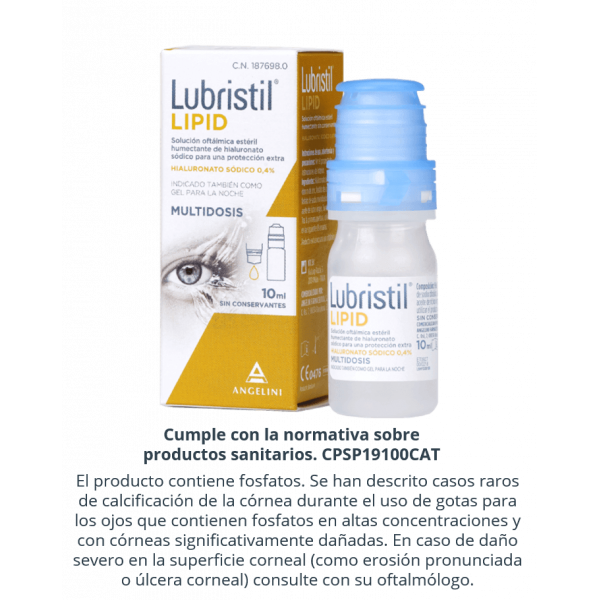 LUBRISTIL LIPID 10 ML ANGELINI