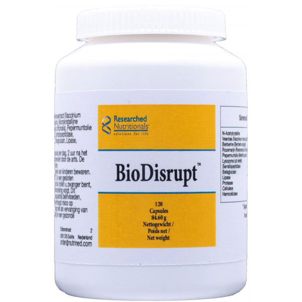 BIODISRUPT 120 CAP NUTRINED