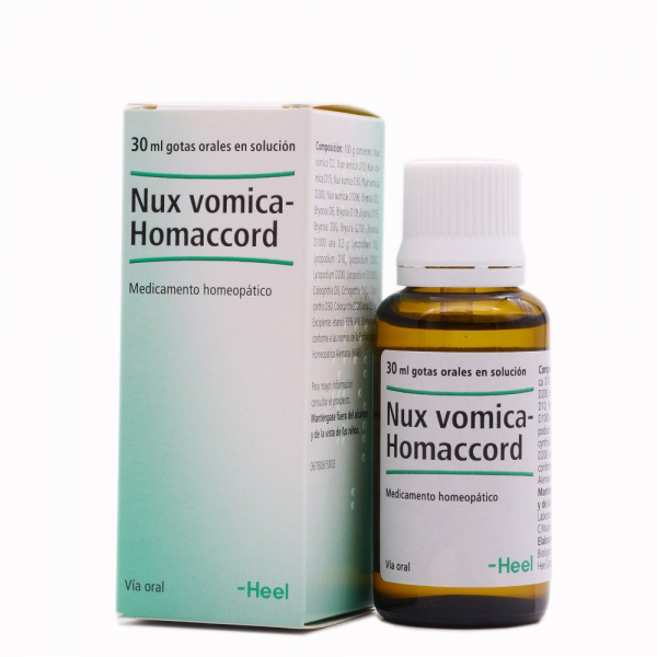 Comprar NUX VOMICA HOMACCORD GOTAS 30 ML HEEL online - Coliseum