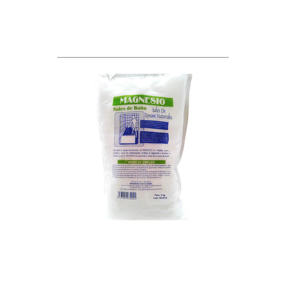 Comprar SALES DE EPSON 2KG SALES DE BAÑO DISMAG online - Coliseum