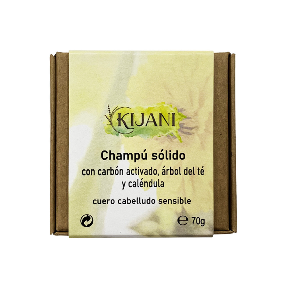 CHAMPU SOLIDO CUERO CABELLUDO SENSIBLE 70 G KIJANI