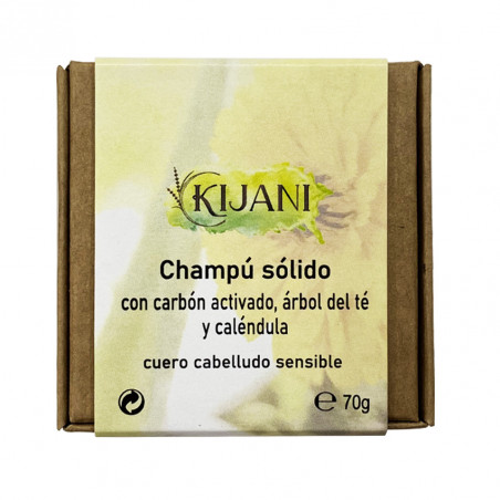 CHAMPU SOLIDO CUERO CABELLUDO SENSIBLE 70 G KIJANI