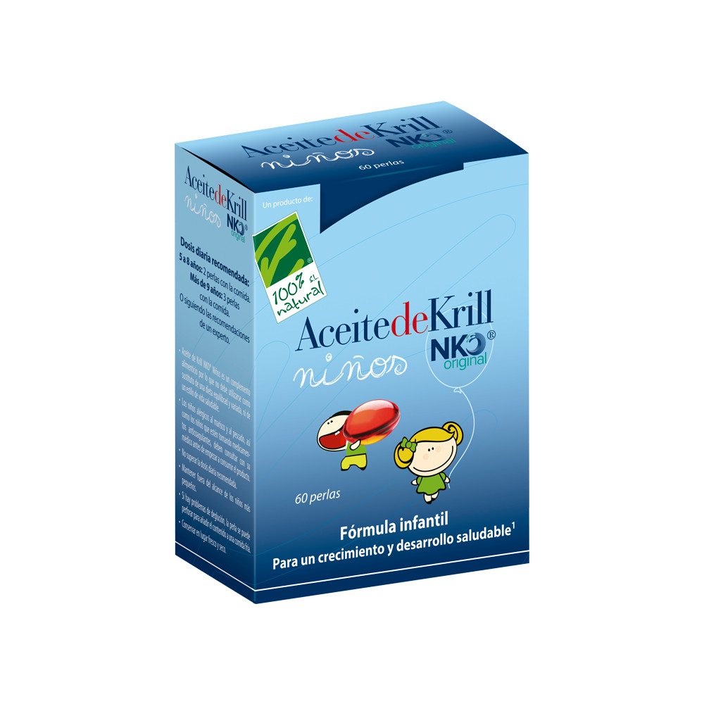 Comprar KRILL NIÑOS ACEITE 60 PERLAS NKO 100% NATURAL - Coliseum
