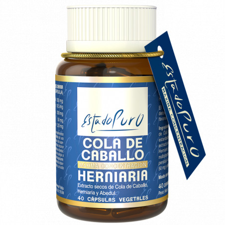 Comprar COLA CABALLO HERNIARIA ABEDUL 40 CAP ESTADO PURO TONGIL