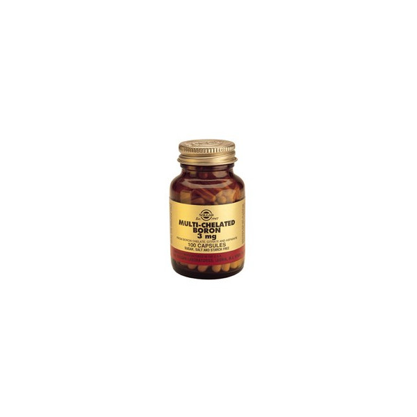 Comprar online BORO 3 MG 100 CAP SOLGAR - Farmacia Coliseum