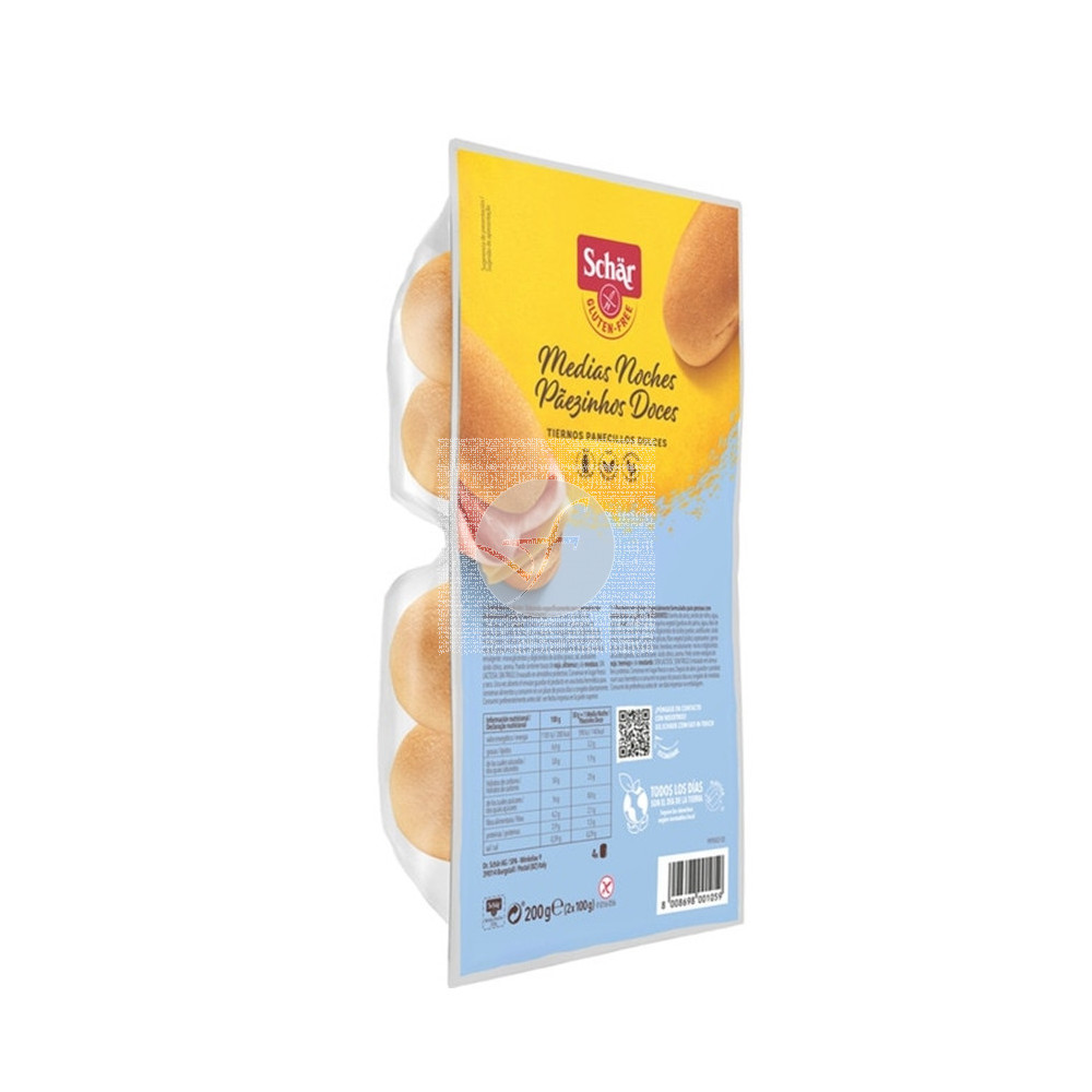 Comprar online MEDIAS NOCHES PAN DULCE 200 GR SCHAR- Farmacia Coliseum
