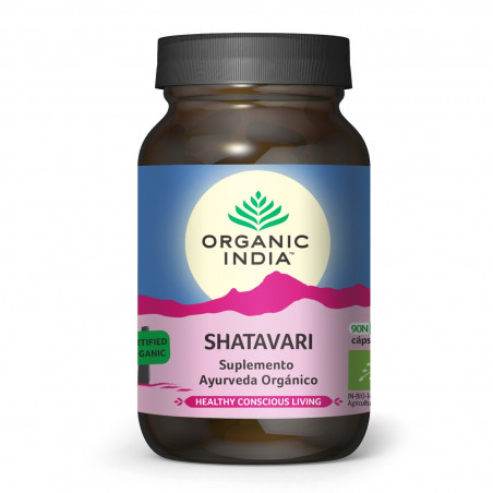 SHATAVARI (REG. HORMONAL FEMENINO) 90 CAP ORGANIC INDIA SATYALOKA