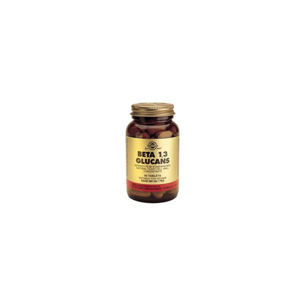 Comprar online BETA 1,3 GLUCANO 60 COMP SOLGAR - Farmacia Coliseum