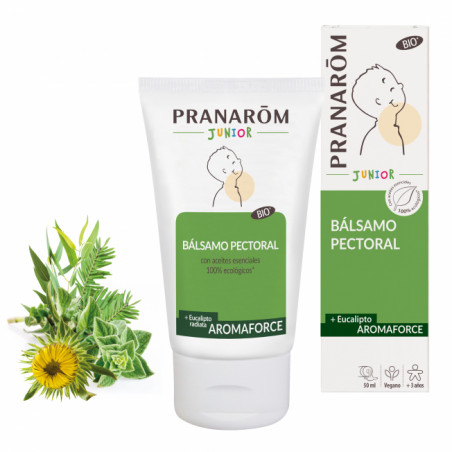 Comprar AROMAFORCE JUNIOR BALSAMO PECTORAL 50 CC PRANAROM online