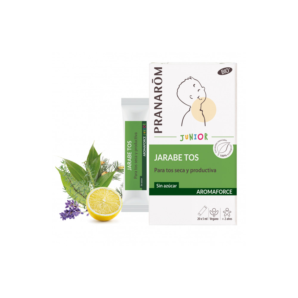 Comprar AROMAFORCE JUNIOR JARABE TOS 20 MONODOSIS PRANAROM online