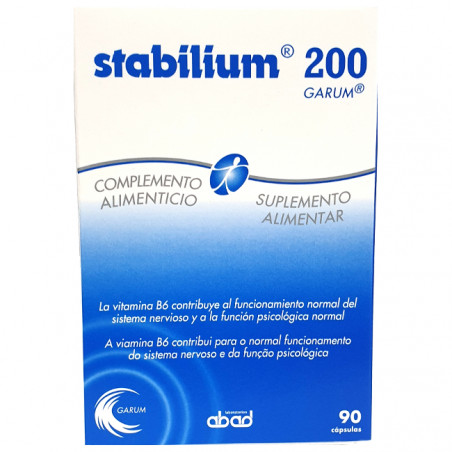 Comprar online STABILIUM-200 90 CAPS ABAD-KILUVA - Farmacia Coliseum