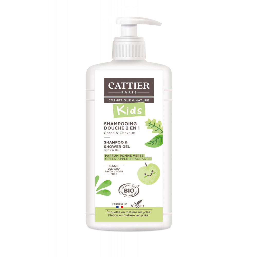 Comprar CATTIER KIDS CHAMPU GEL DUCHA MANZANA VERDE 500 CC online