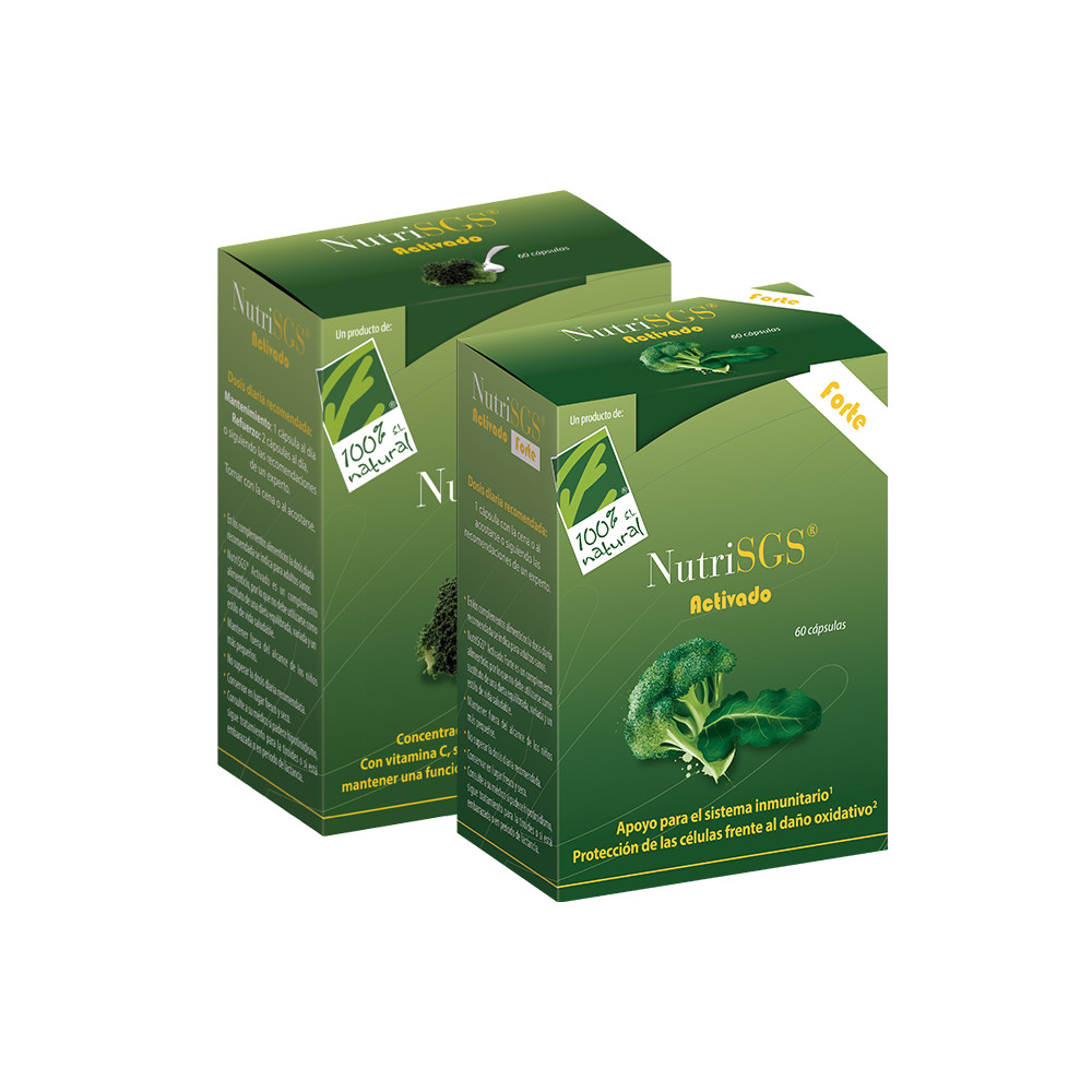 Comprar NUTRISGS ACTIVADO FORTE 60 CAP CIEN POR CIEN NATURAL online