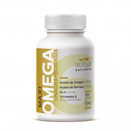 Comprar online MAXI OMEGA 6 ONAGRA BORRAJA 110 PERLAS SOTYA