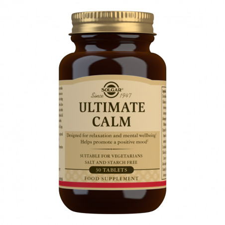 Comprar ULTIMATE CALM 30 COMP SOLGAR online - Farmacia Coliseum
