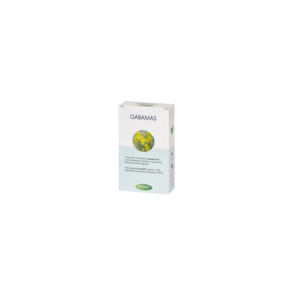 Comprar GABAMAS 60 CAP MEDNAT online - Farmacia Coliseum