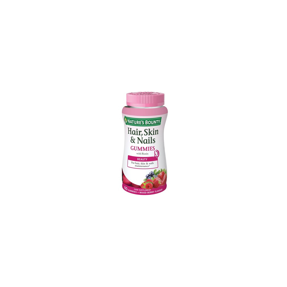 Comprar online PELO PIEL Y UÑAS GUMMIES 60 NATURE'S BOUNTY - Coliseum