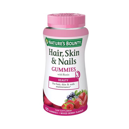 Comprar online PELO PIEL Y UÑAS GUMMIES 60 NATURE'S BOUNTY - Coliseum