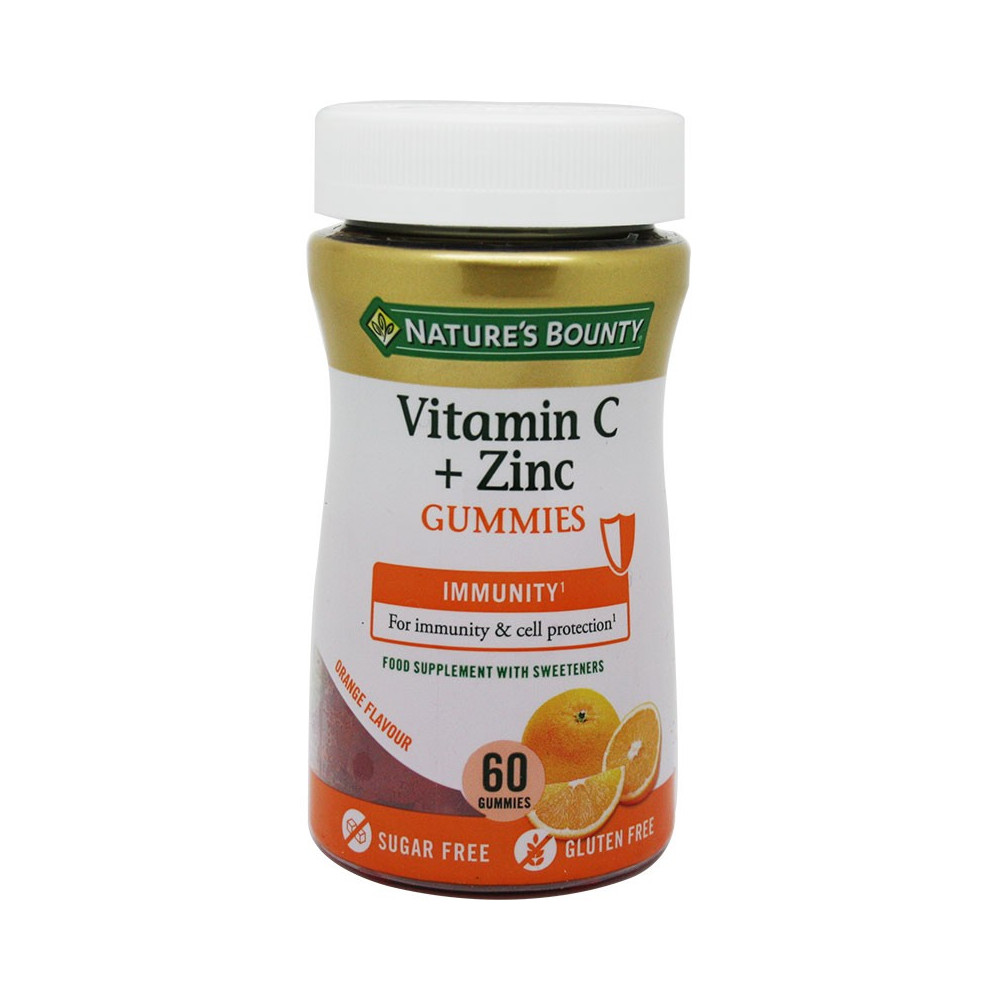 Comprar VITAMINA C + ZINC 60 GUMMIES NATURE`S BOUNTY online - Coliseum