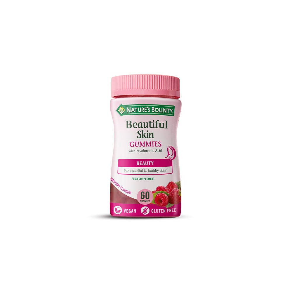 BEAUTIFUL SKIN GUMMIES ACIDO HIALURONICO 60 GOMINOLAS NATURE`S BOUNTY