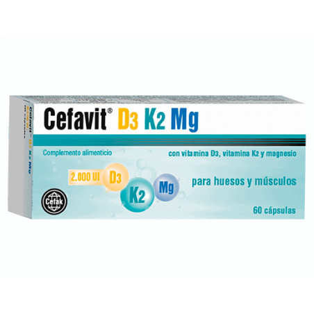 Comprar online CEFAVIT D3 K2 MG 60 CAP COBAS - Farmacia Coliseum