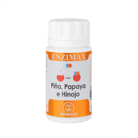 Comprar online ENZIMAX PIÑA PAPAYA HINOJO 50 CAP EQUISALUD - Coliseum
