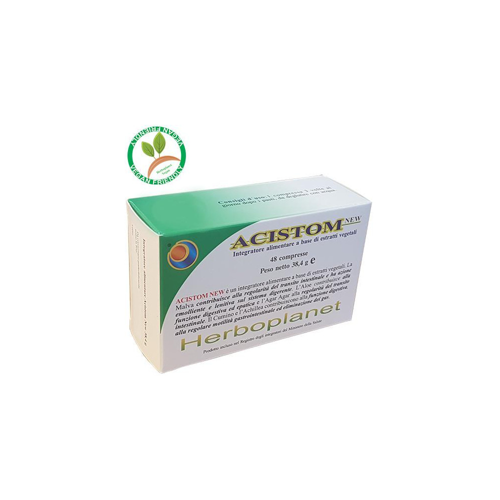 Comprar online ACISTOM 48 COMP HERBOPLANET - Farmacia Coliseum