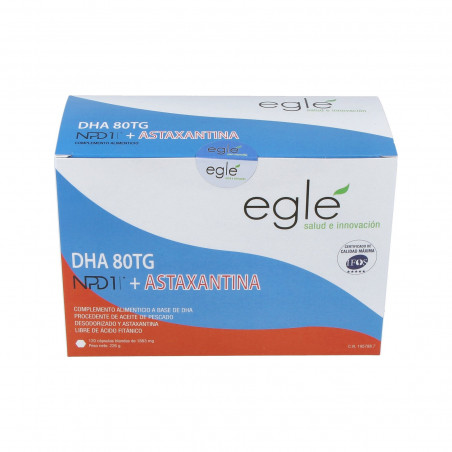 Comprar NPD1 DHA 80 TG ASTAXANTINA 120 CAP EGLE online - Coliseum