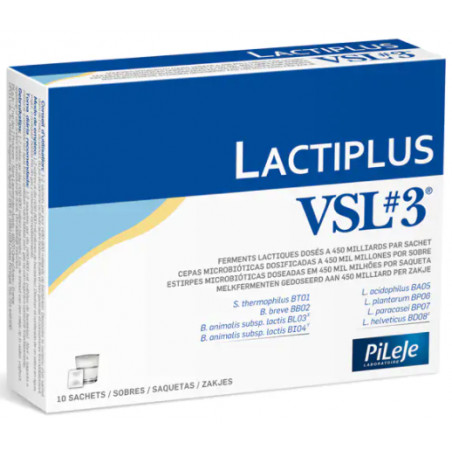 Comprar online LACTIPLUS VSL 3 10 SOBRES PILEJE - Farmacia Coliseum