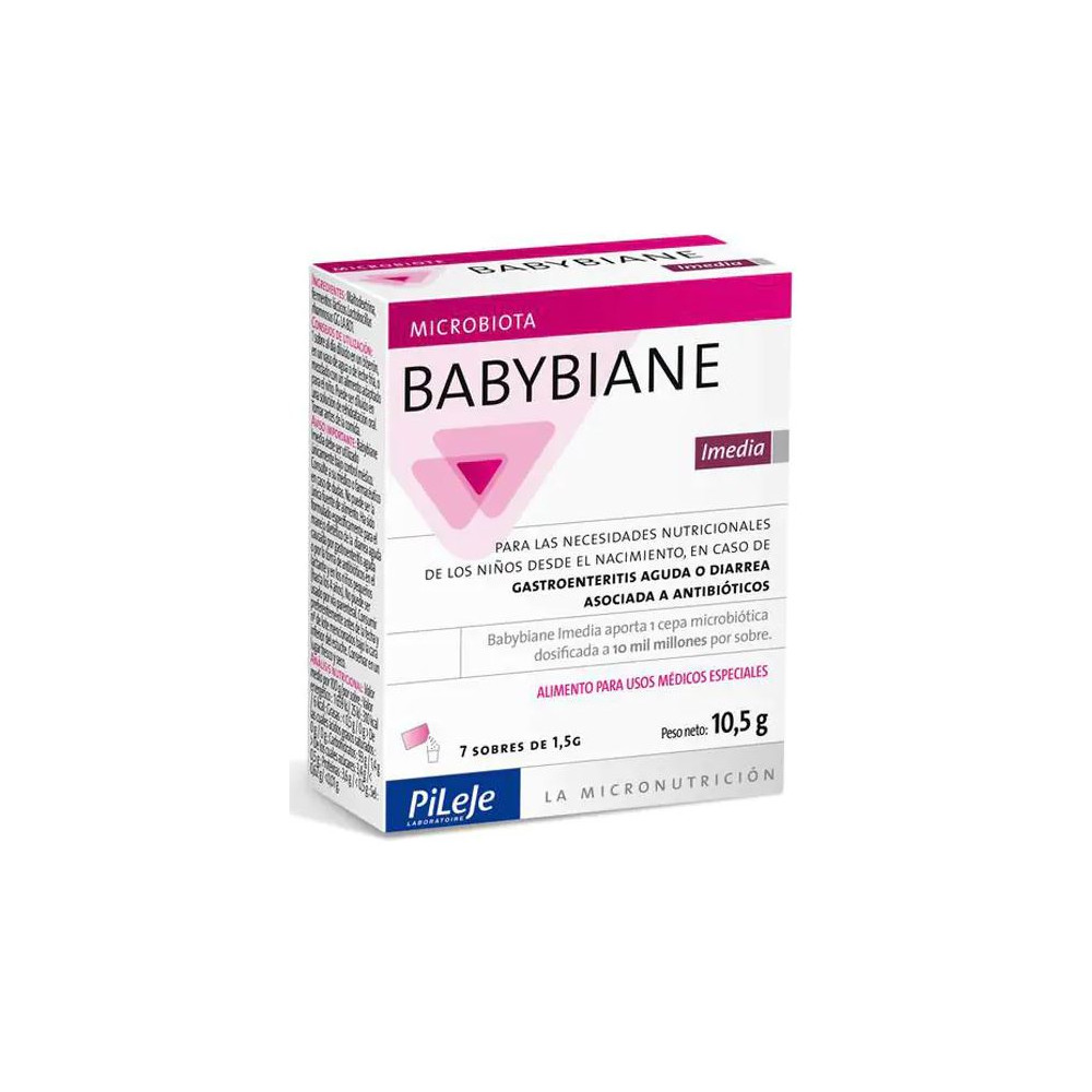 Comprar BABYBIANE IMEDIA 7 SOBRES PILEJE online - Farmacia Coliseum