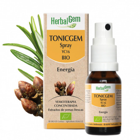 Comprar TONICGEM SPRAY GC16 BIO 15 ML HERBALGEM online - Coliseum