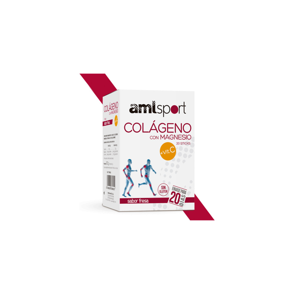 COLAGENO MAGNESIO VIT C 20 STICKS SABOR FRESA ANA M LA JUSTICIA