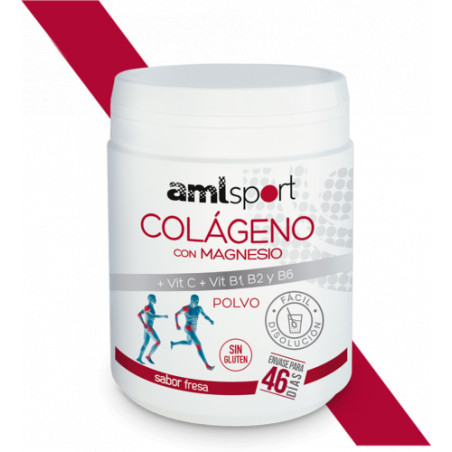 COLAGENO MAGNESIO+VIT.C+VIT B1 B2 B6 FRESA 350 G ANA M LA JUSTICIA