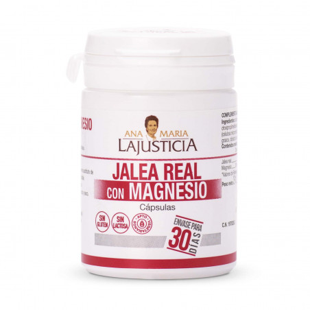 Comprar JALEA REAL MAGNESIO 60 CAP ANA M LA JUSTICIA online - Coliseum